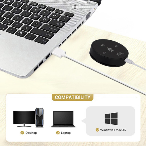 Usb Conference Speaker For Desktop Computer Music Listening