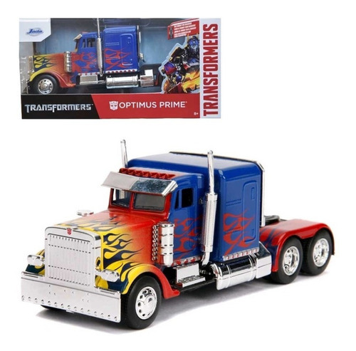 Coleccionable Carro Camion Optimus Prime Esca 1/32 Color Multicolor