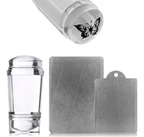 Comprar Carimbo 2 Lados Silicone Unhas Francesinha 2 Placas
