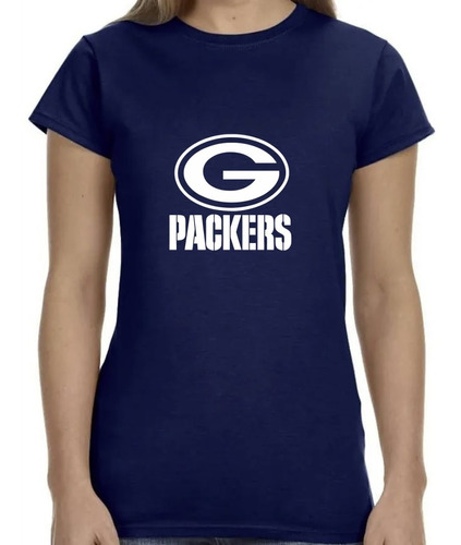 Playera Para Dama Packers De Green Bay Logo 