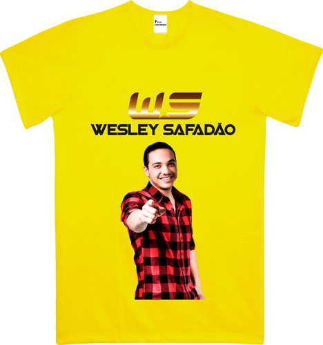 Imagem 2 de 4 de Camiseta Ou Baby Look Wesley Safadão