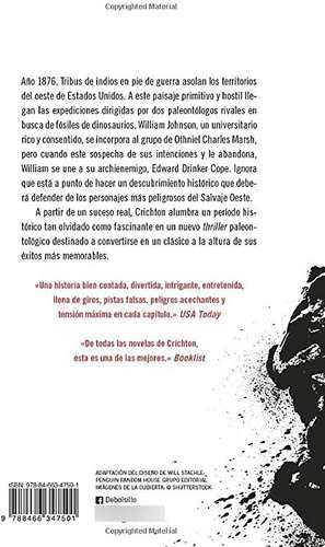 Dientes De Dragón, De Michael Crichton., Vol. No Aplica. Editorial Plaza & Janes, Tapa Blanda En Español, 2017