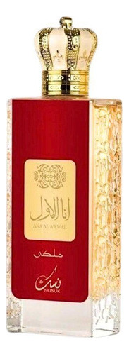 Perfume Ana Al Awwal Nusuk Red para mujer, 100 ml