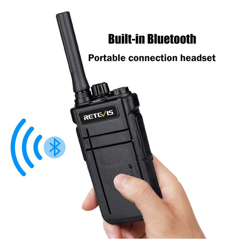 Retevis Rb37 Walkie Talkie Bluetooth Radio Bidireccional Mah