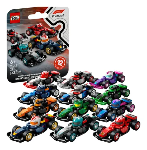 Lego Formula 1 F1 Mini Cars Complete Series Minifigure 29pçs