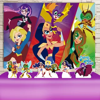 Painel De Festa Infantil Dc Super Hero Girls Display Rubi