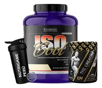 Comprar Pack Proteina Iso Cool 5lb + Creatina Dorian Yates 300gr Sabor Vainilla Créme - Chocolate Créme