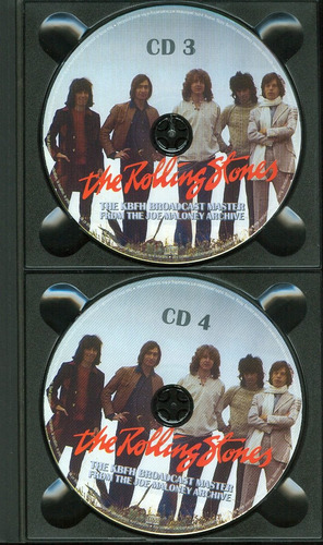 Rolling Stones Box 4cd Kbfh Broadcast Shows Cerrada C/envio