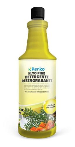 Klyo Pine Detergente Desengraxante 1 Litro Renko
