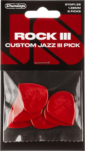 Jazz Iii Personalizado Rock Iii Nylon, Paquete De 6