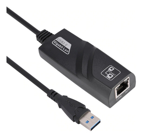 Imagem 3 de 5 de Adaptador Ethernet Usb 3.0 Gigabit 10/100/1000 Pc Notebook