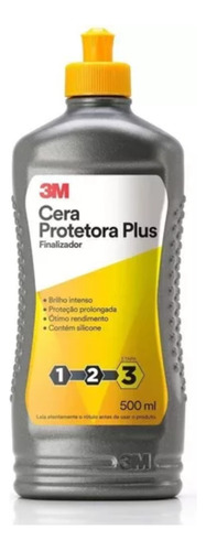 Cera Protetora Plus Polidor Automotivo 500ml 3m