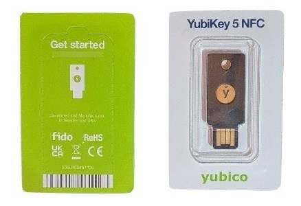 Imagen 3 de 6 de Yubico Yubikey 5 Nfc Llave De Seguridad Made In Usa