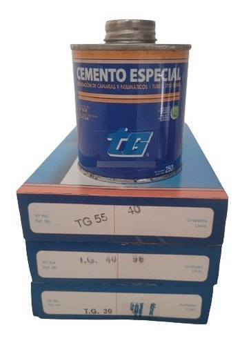 Combo Parches Camara Tg30/40/55 + Solucióncemento 250cc Tg