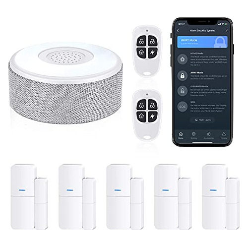Sistema De Alarma De Puerta Wifi, Sistema Inalámbrico De Seg