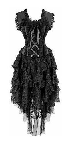 Vestido Corset Vintage Victoriano Steampunk.