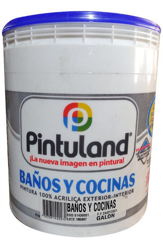 Galón Pintura Para Baños Y Cocinas