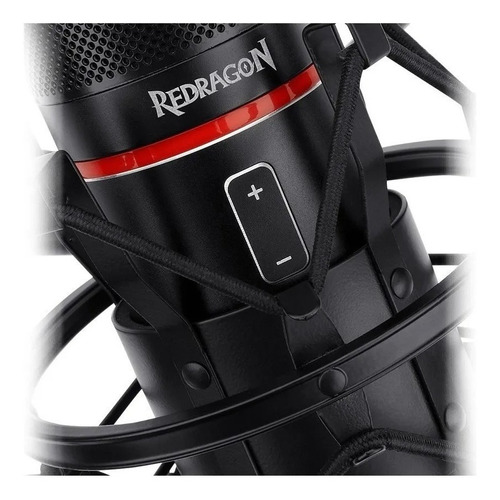 Micrófono Redragon BLAZAR GM300 condensador cardioide negro