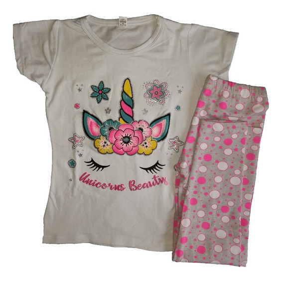 IEFIEL Conjuntos de Top y Pantalones Largos Camiseta Manga Larga de Unicornios+Leggings para Niña Bebé Pijamas Cómodas de Algodón Ropa de Dormir 