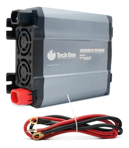 Inversor De Voltagem Potência 1200w 220v Tech One P/ Carros