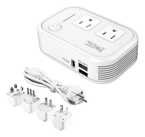 Adaptador De Viaje Convertidor De 220 V A 110 V: Convertidor