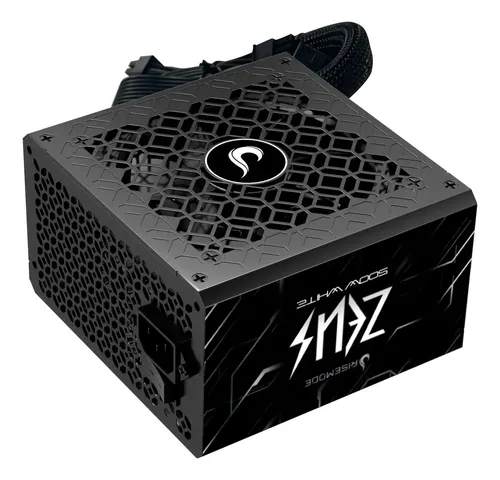 Fonte Gamer Zeus 500w | Rise Mode | Selo Teclab Preto