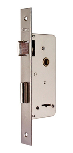 Cerradura para puerta abatible Prive 200 color plateado acabado zincado