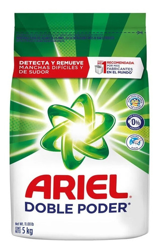 Detergente En Polvo Ariel 5 Kilos - Kg a $8800