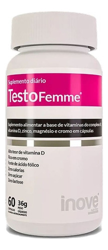 Suplemento En Cápsula Inove Testofemme X 65g