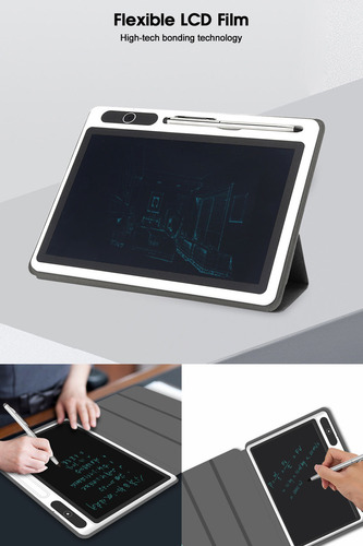 Tableta Escritura Lcd-tablero De Dibujo 9 Pulgadas Para Niño Color Negro