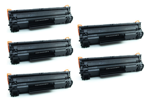 5 Pza Cb435a Toner Tigre 35a Compatible Con P1005