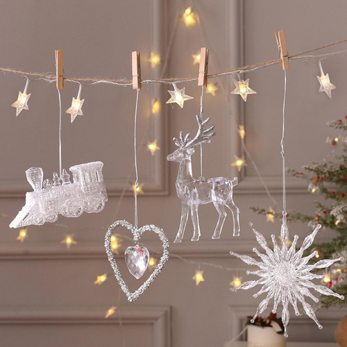 3 Adorno Para Árbol De Navidad, Colgante En Forma De