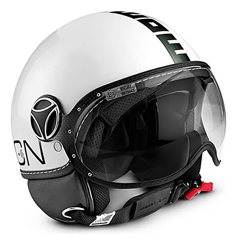 Casco Momo Figther Evo Doble Visor White Motoscba