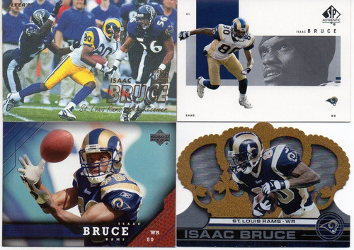 1996-2006 Isaac Bruce Rams ( 10 ) Lote 