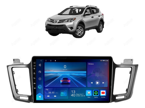 Multimidia Toyota Rav4 2013 A 2019 9p Android 14 Carplay 64g