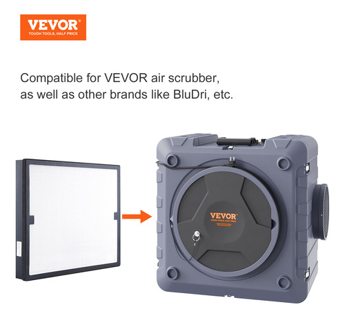 Vevor Filtro De Aire Hepa, De Filtro De 483x404 Mm Filtros