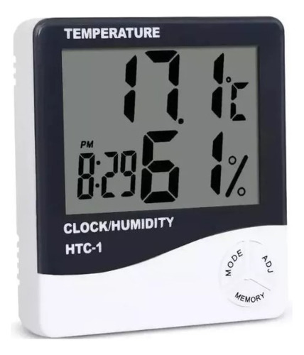 Reloj Termometro Temperatura Higrometro Humedad Alarma