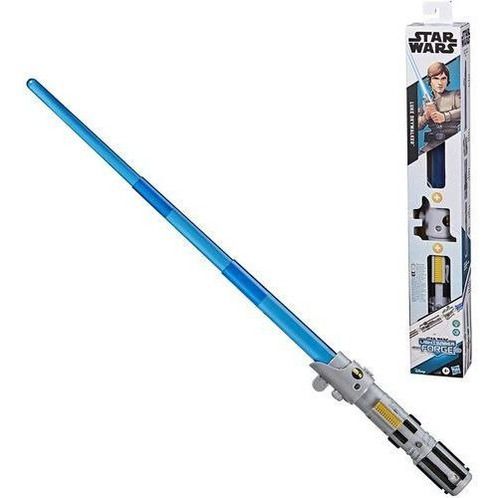 Star Wars - Lightsaber Luke Skywalker - Luz Y Sonidos Hasbro Color Azul