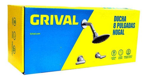 Linea Grival Ducha Mezclador 8 Pul Palanca Nogal (434363331)