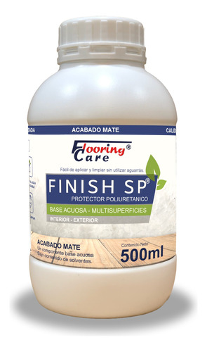 Floring Care Hidrolaca Finish Sp 500ml Mate - Satinado | Md