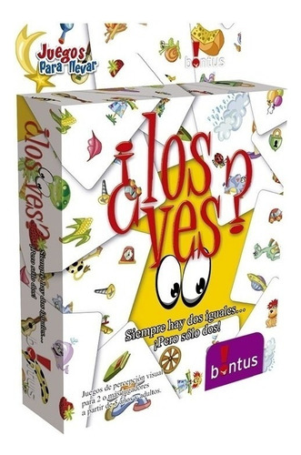 Juego De Mesa ¿los Ves? Cartas Juegos De Viaje Bontus 