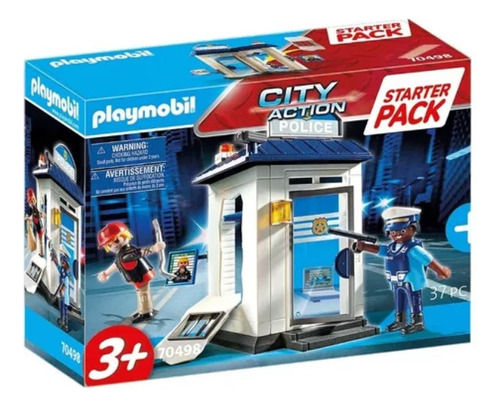 Playmobil 70498 Policía Starter Pack Estación Con Accesorios