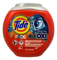 Comprar Detergente Concentrado Tide Pods Laundry Ultra Oxi - 32 Caps