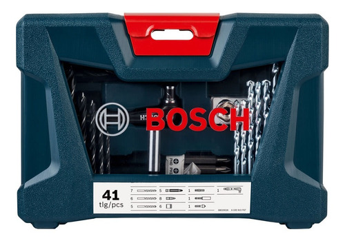 Imagen 2 de 5 de Set Puntas Y Brocas V-line 41 Unidades Bosch