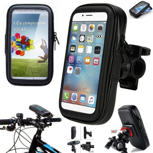 Forro Soporte Celular Moto Bicicleta Impermeable Talla L