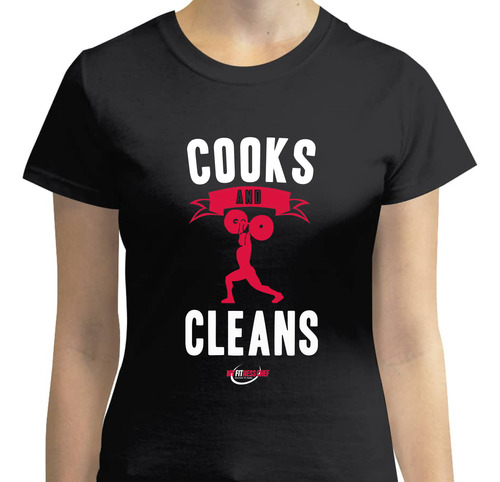 Playera Para Mujer Cook & Clean Myfc