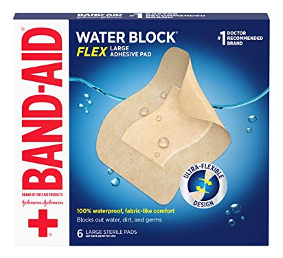 Bloques De Agua De La Marca Banda-aid Flex Grandes V7c4t