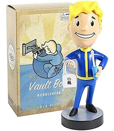 Cabezales De Juego Fallout 76 Bobbleheads Series 1 Lock Pic