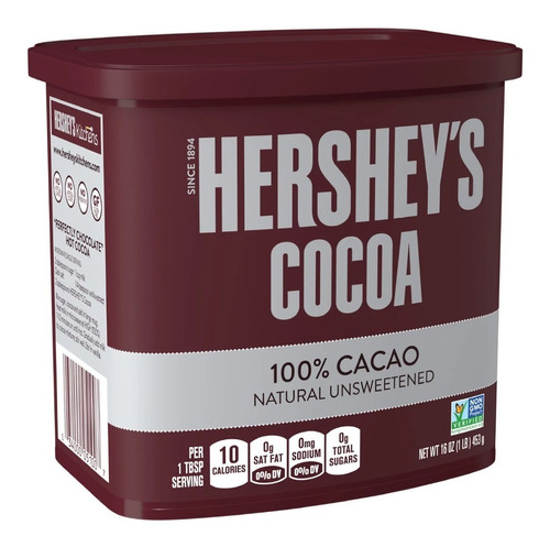 Hersheys 100% Cocoa En Polvo 