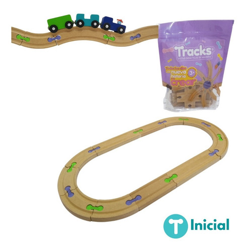 Imagen 1 de 10 de Tracks Circuito Inicial Con Tren Compatible Trencity